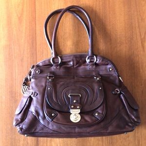 Hayden-Harnett Trophy Bag dark brown